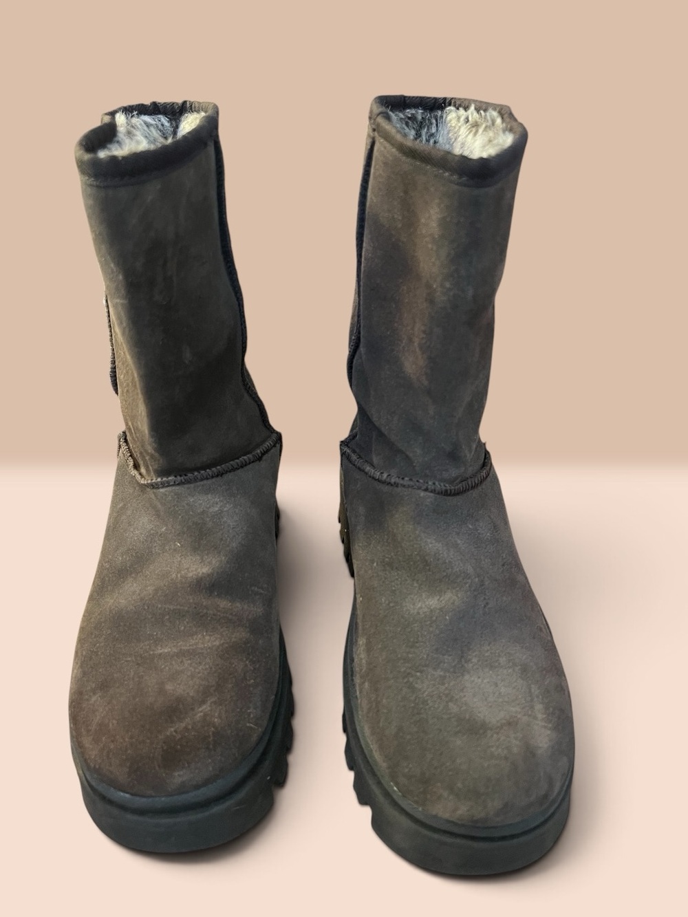 Sketchers Women's Cozy Fleece-Lined Mid-Calf Boots - Charcoal